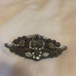 Anthropologie Crystal Slide Clip